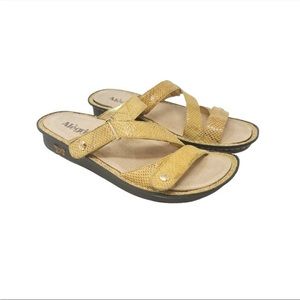 Alegria 39 Golden Yellow Sandals